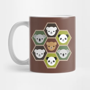 Kawaii Autumn Bears Mug